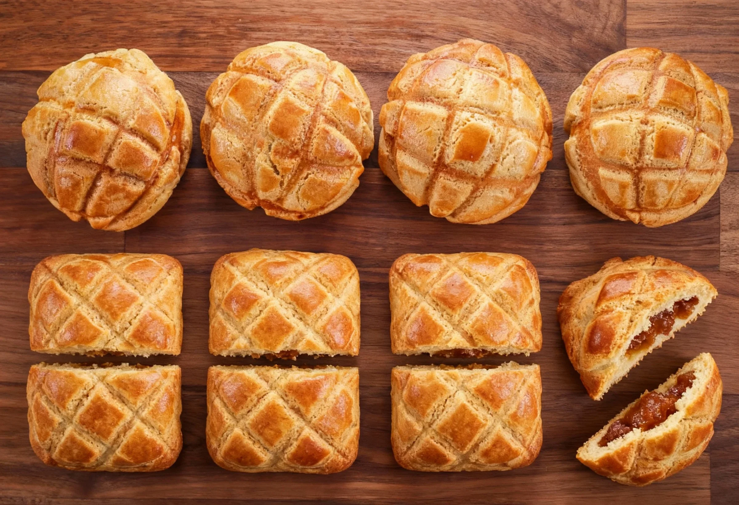 Hong Kong pineapple bun (bolo bao)