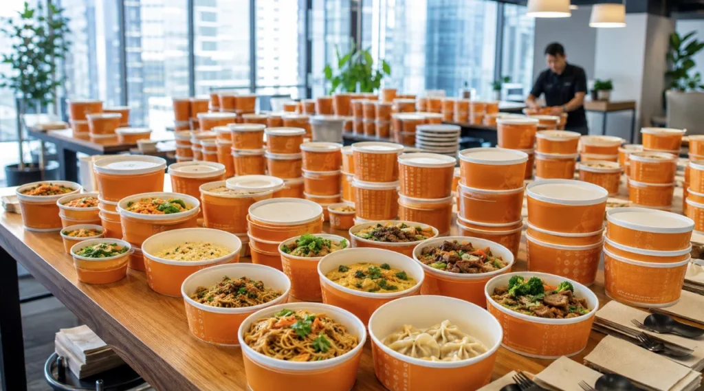 Asian Catering in Edmonton downtown office